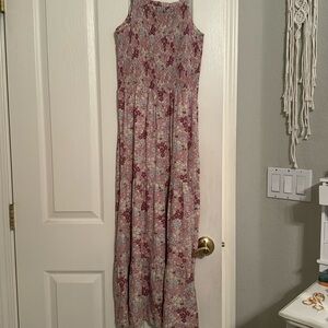 Girls floral maxi dress